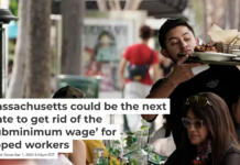 A Massachusetts ballot initiative would get rid of the state’s tipped minimum wage. AP Photo/Marta Lavandier